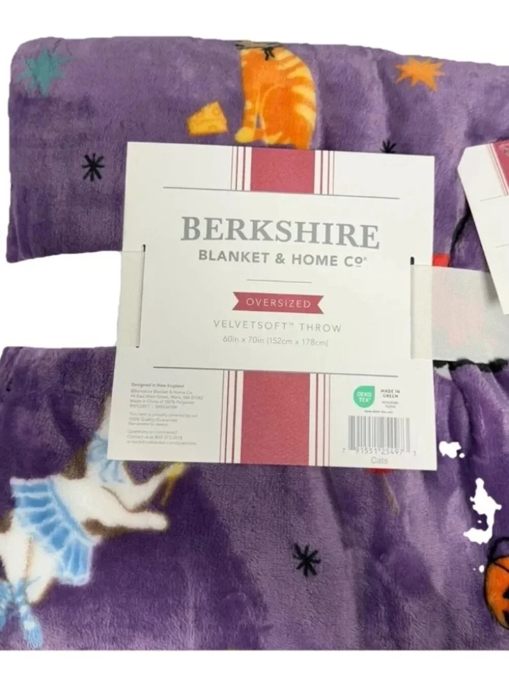Berkshire Life Velvet Soft Plush Oversized Throw Blanket